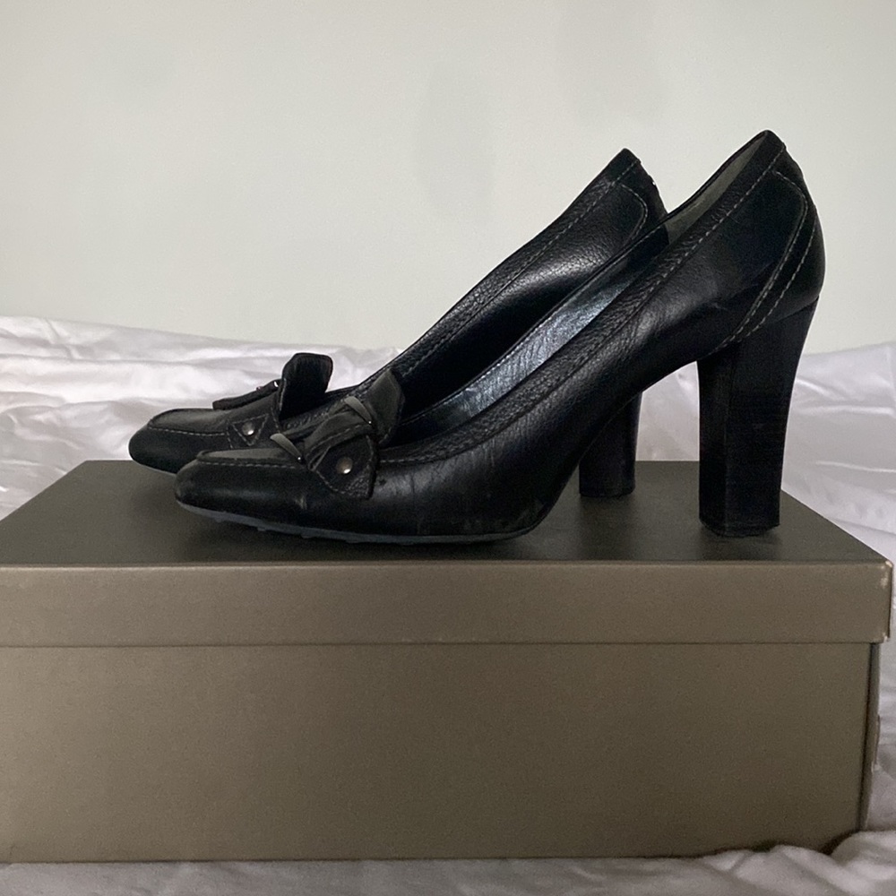 Cole Han loafer heels